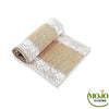 Chemin de table jute et dentelle