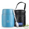 Lunch Box isotherme 500ml avec cuillère Bleu