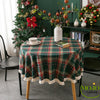 Nappe de Noel Tartan vert