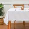Nappe de table blanche à dentelle 2