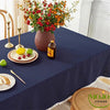 Nappe de table bleu marine Mesa 140cm 1