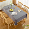 Nappe de table grise Mesa 140cm 1