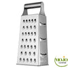 Râpe 4 faces en inox 23 cm à légumes
