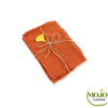 Serviettes de table gaze coton Terracotta 1