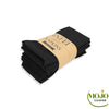 Serviettes de table lin Noir 2
