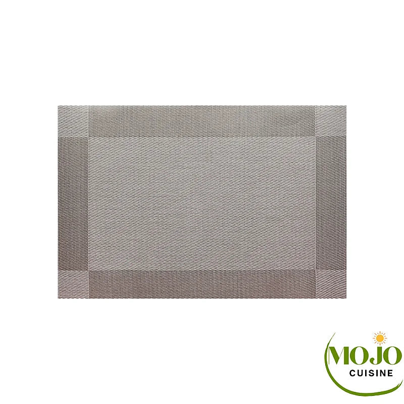 Set De Table Mojito Douceur D’Intérieur – 28,5 X 44 Cm – Polypropylène Opaque, Lavable – Décoratif Et Protecteur Pour La Table