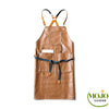 Tablier de cuisine cuir synthétique Marron
