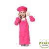 Tablier de cuisine enfant Rose / 4 Ă  8 ans