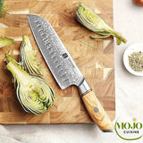 Couteau Santoku damassé Lan Prestige 2