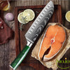 Couteau Santoku Green Sharpen 4