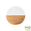 Dessous de verre marbre Blanc