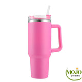 Mug isotherme avec paille Mega Tasse Rouge Isotherme
