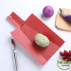 Planche à découper pliable Rouge Coupes légumes
