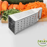 Râpe inox 4 faces 15cm à légumes