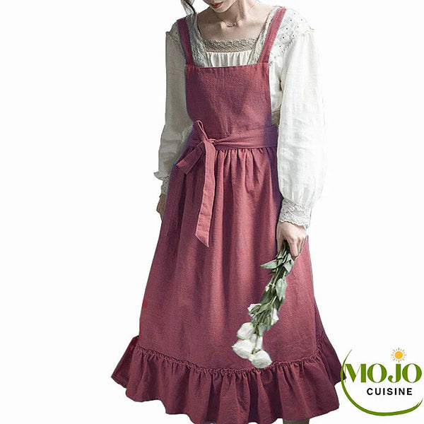 Robe tablier femme Burgundy