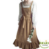 Robe tablier femme Marron
