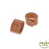 Rond de serviette cuir Marron