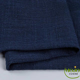 Serviettes de table gaze coton Bleu marine 5
