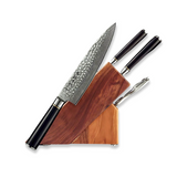 Set couteaux damas Bloc Forge 4
