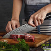 Set couteaux damas Bloc Forge 6